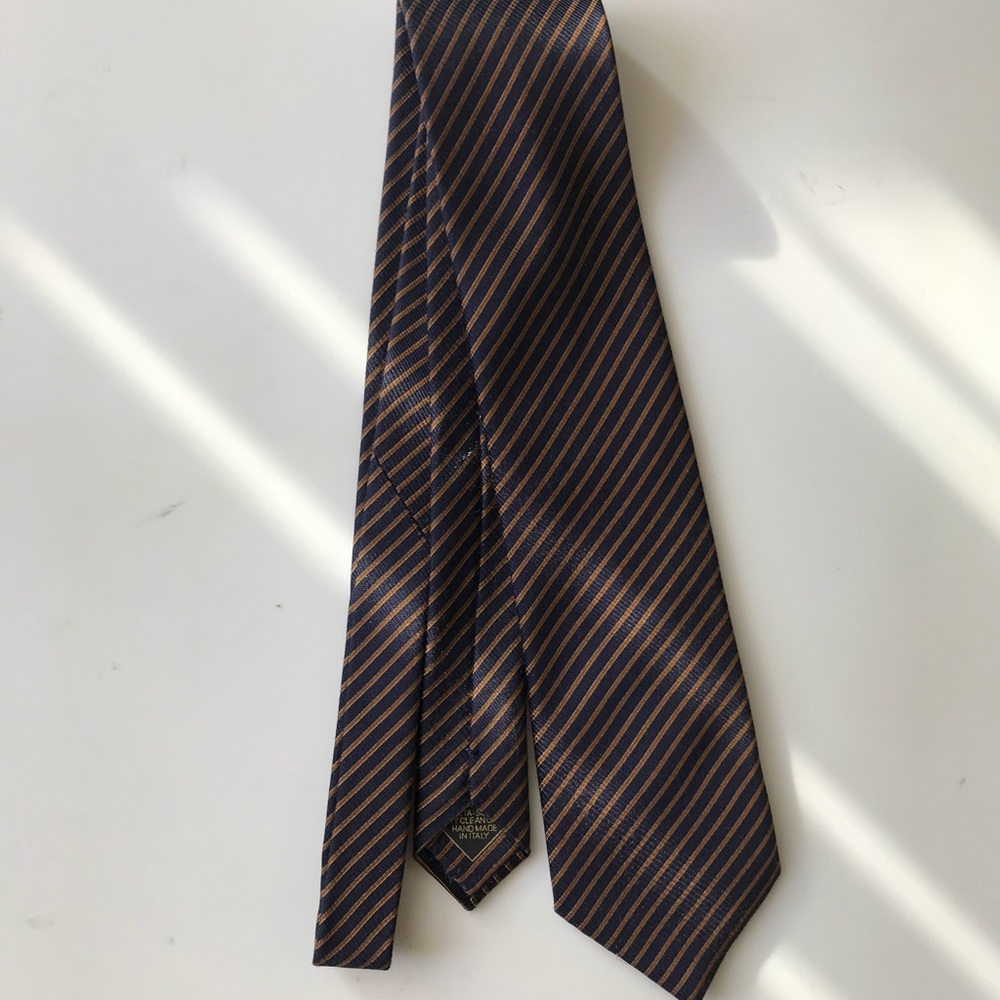 Brioni striped silk tie